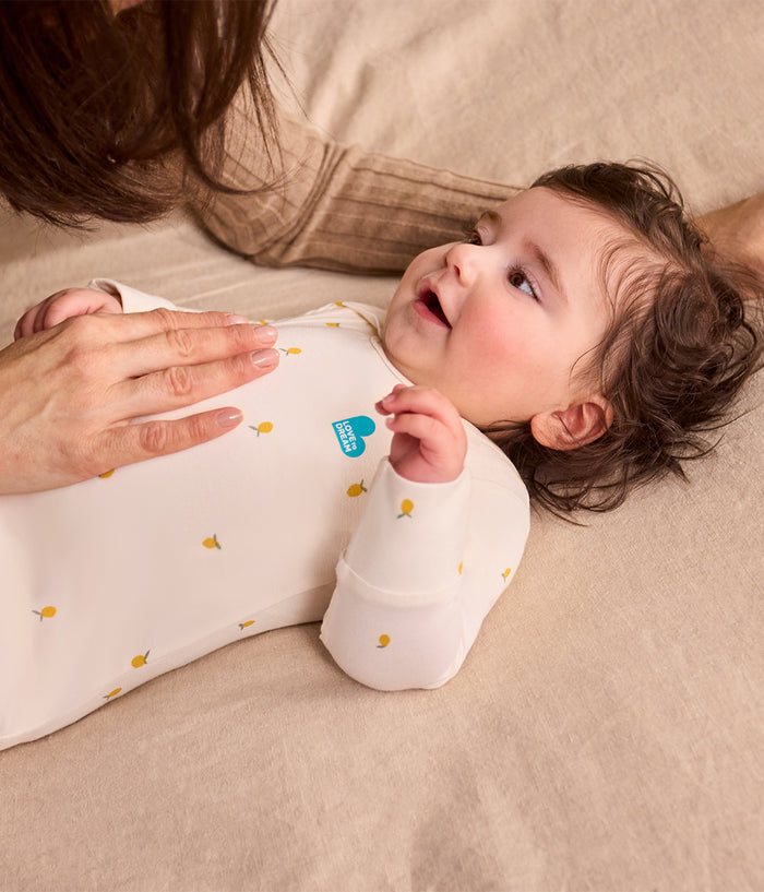 Babygrow Viscose from Bamboo Cream Lemons