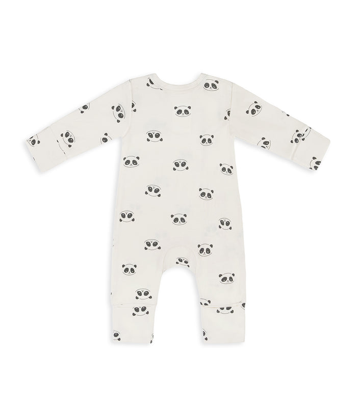 Babygrow Viscose from Bamboo Cream Sleepy Pandas