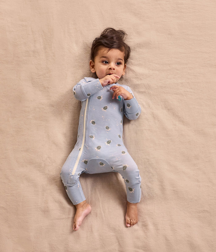 Babygrow Viscose from Bamboo Mist Blue Turtally