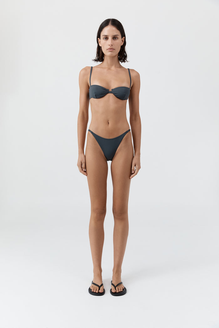 Balconette Bikini Top - Graphite