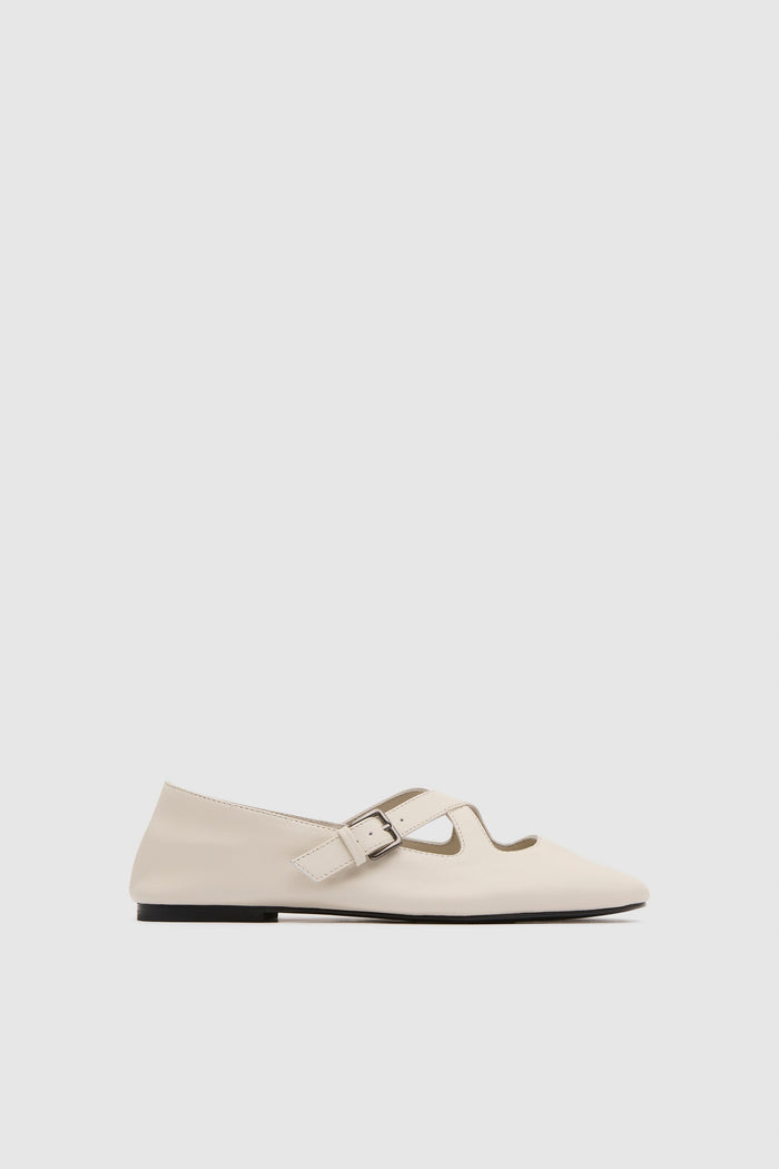 Ballerina Flat - Off White