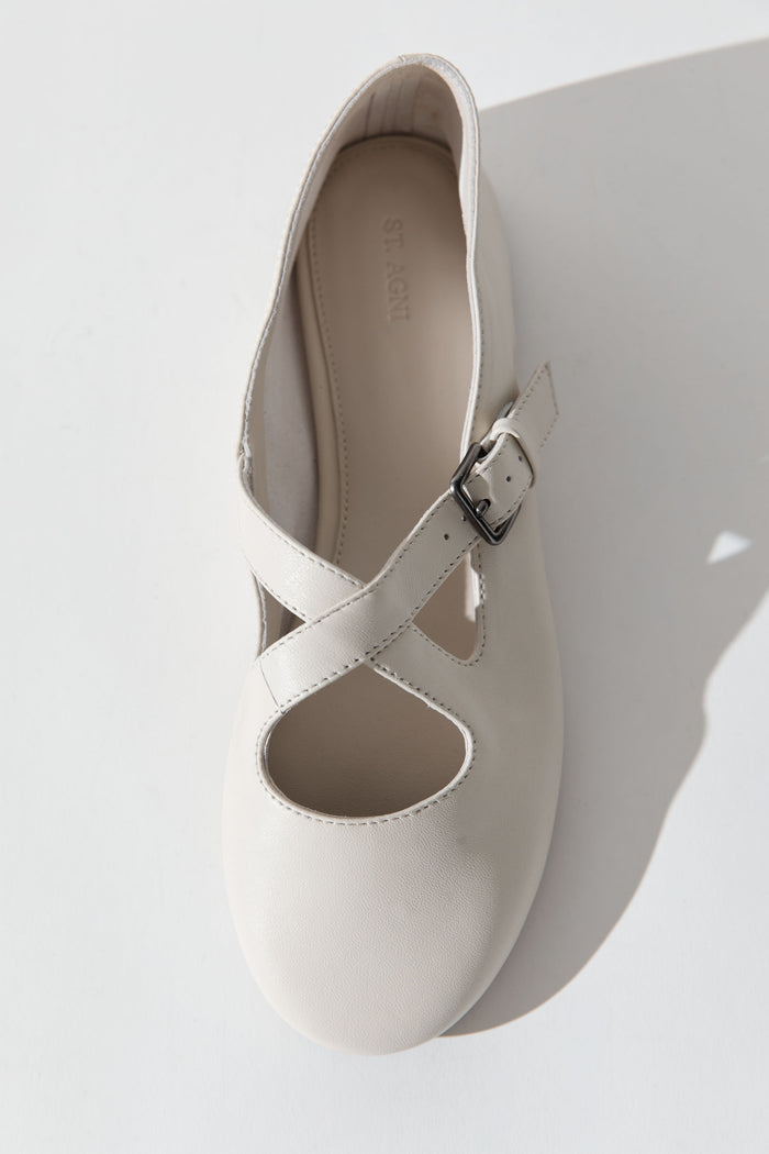 Ballerina Flat - Off White