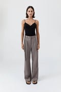 Ballerina Wrap Knit Top - Black