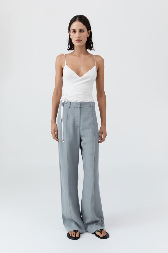 Ballerina Wrap Knit Top - Off White