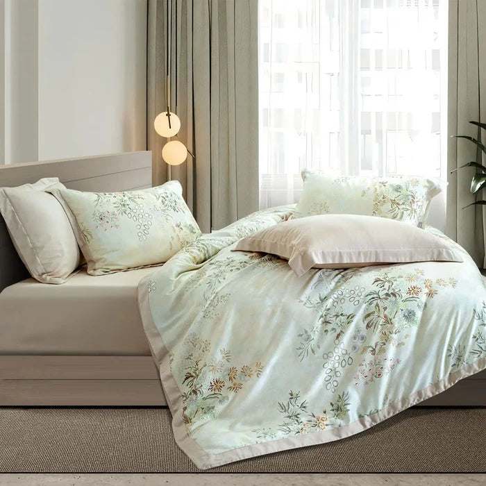 Bamboo Cotton Printed Bedding Collection – Soft, Absorbent All-Year Comfort
