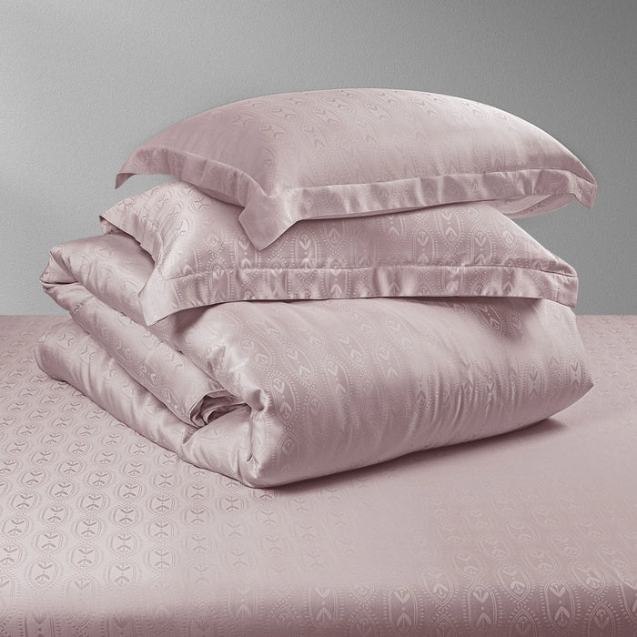 Bamboo Jacquard Medallion 4PC Bedding Set