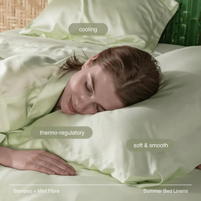 Bamboo Mint Bedding Collection