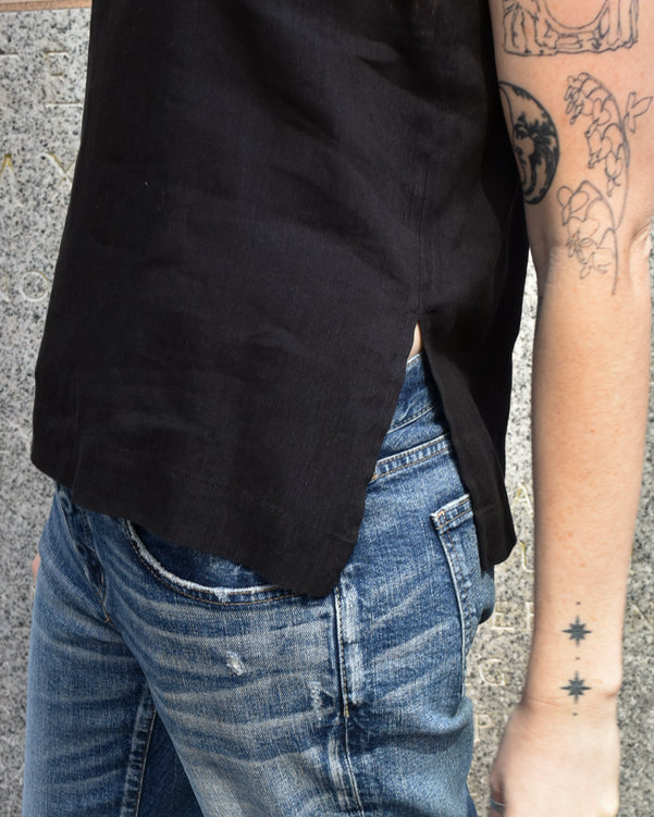 Barena Isla Tank Top in Nero