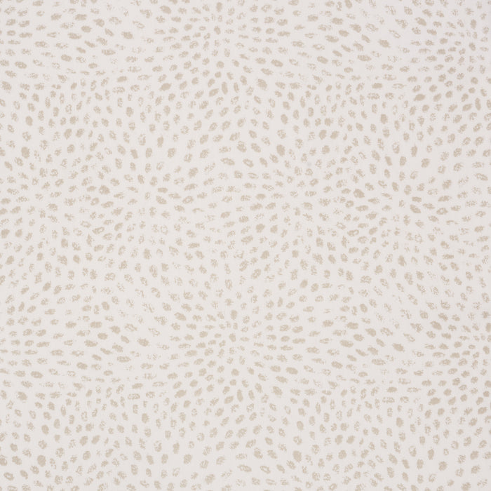 Symmetrical beige dots radiate in circular, starburst-like patterns on white in the HALO BassiNest® Fitted Sheet 100% Organic Cotton 2-Pack—soft and abstract, perfect for your baby's bassinet.