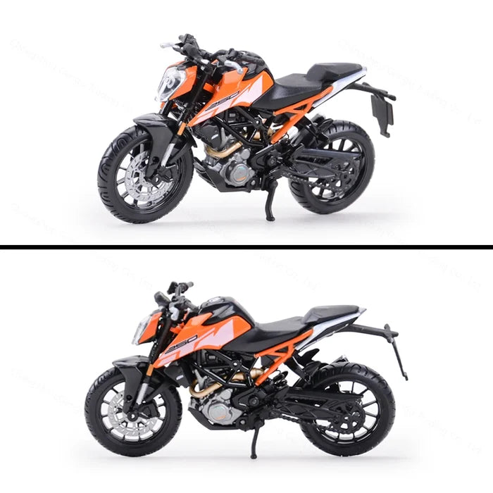 Bburago 1:18 KTM 250 Duke Die Cast Vehicles Collectible Motorcycle Model Toys