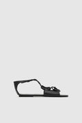 Beaded Detail Sandal - Black