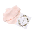 Bebe Drop Needle Socks in Pale Pink (Size NB-4)