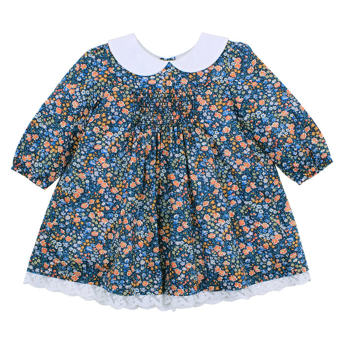 Bebe Liberty Print Phoebe & J Dress with Lace - LW19-691