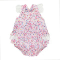 Bebe Mia Floral Romper With Frill - XS18-718