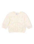 Bebe Pointelle Cardigan in Cloud