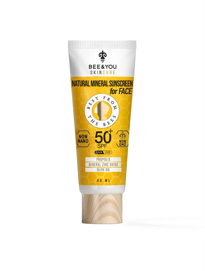 Bee&You Skincare Natural Mineral Sunscreen. 80ml