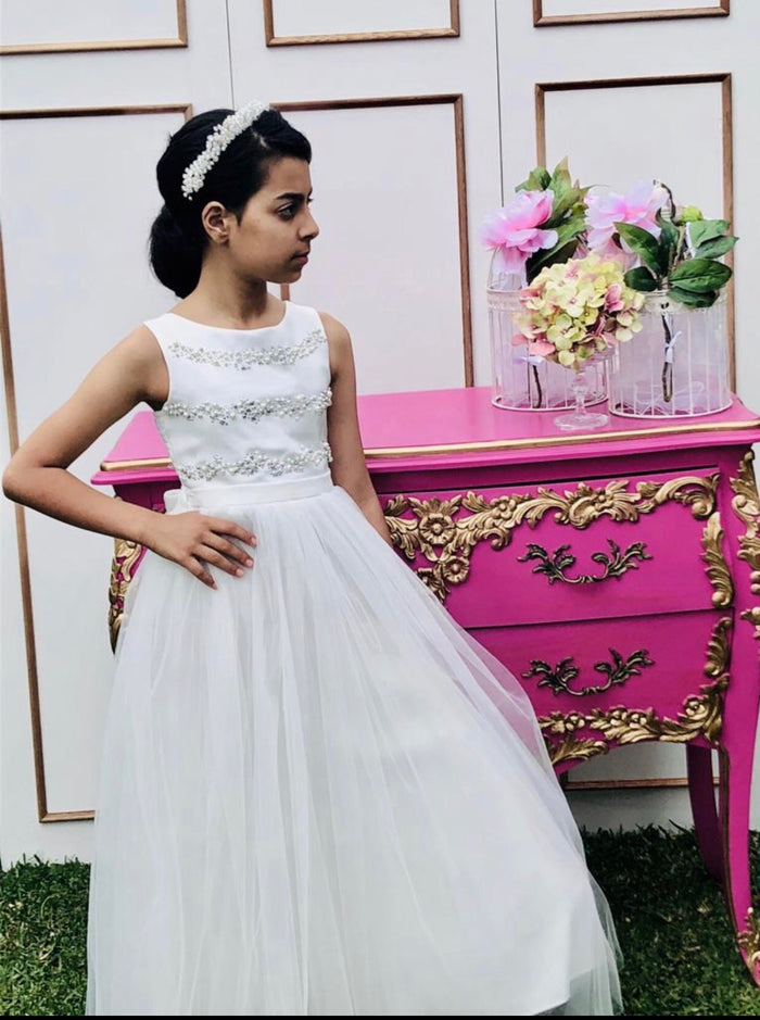 Beggi Ceremony Ivory Pearl Dress