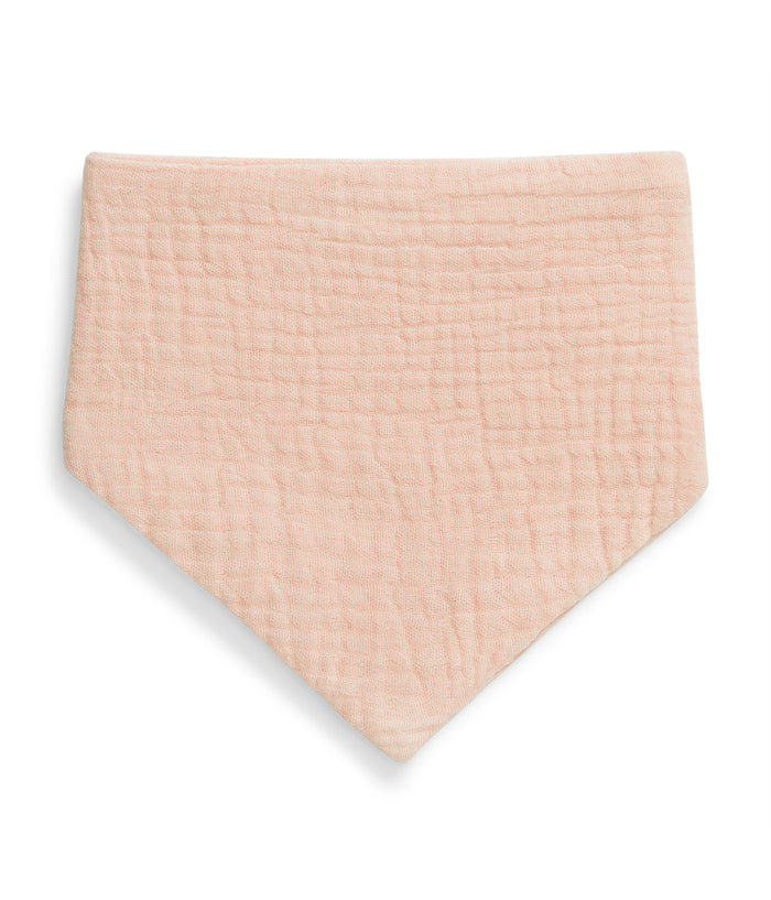 Bib 2 Pack Muslin Blush Rocket