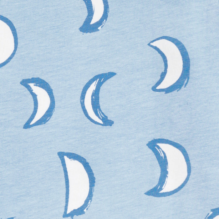 Bodysuit Long Sleeve Cotton Blue Eclipse