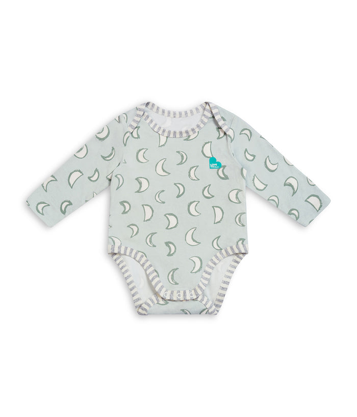 Bodysuit Long Sleeve Cotton Olive Eclipse