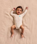 Bodysuit Long Sleeve Viscose from Bamboo Cream Lemons