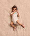 Bodysuit Short Sleeve Viscose from Bamboo Cream Lemons