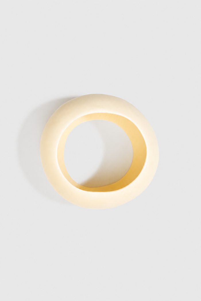 Boulder Bangle by Dinosaur Designs - Cream