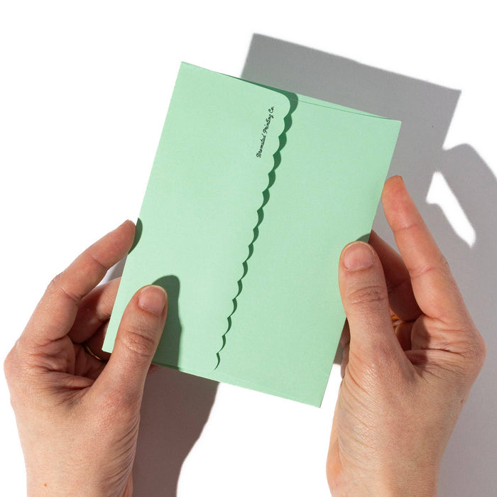 Bromstad Printing Co. - Touch Grass Cat - Risograph Card