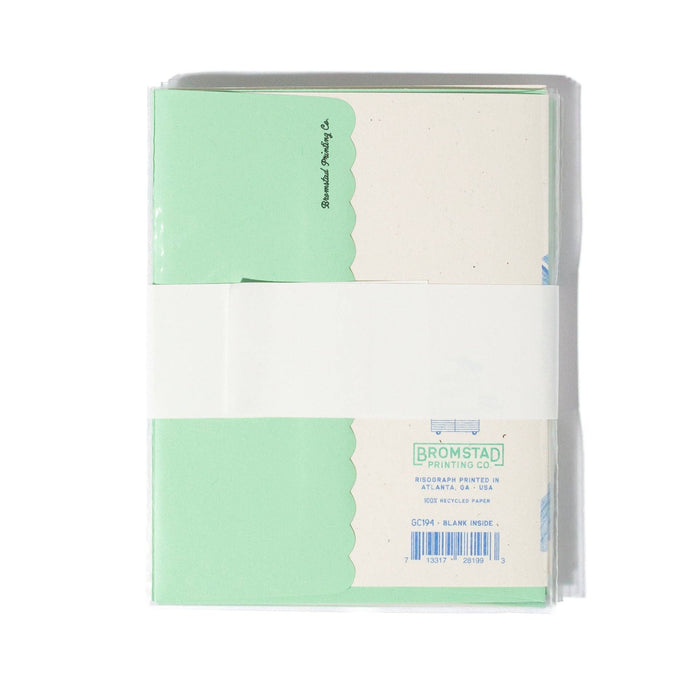 Bromstad Printing Co. - Touch Grass Cat - Risograph Card