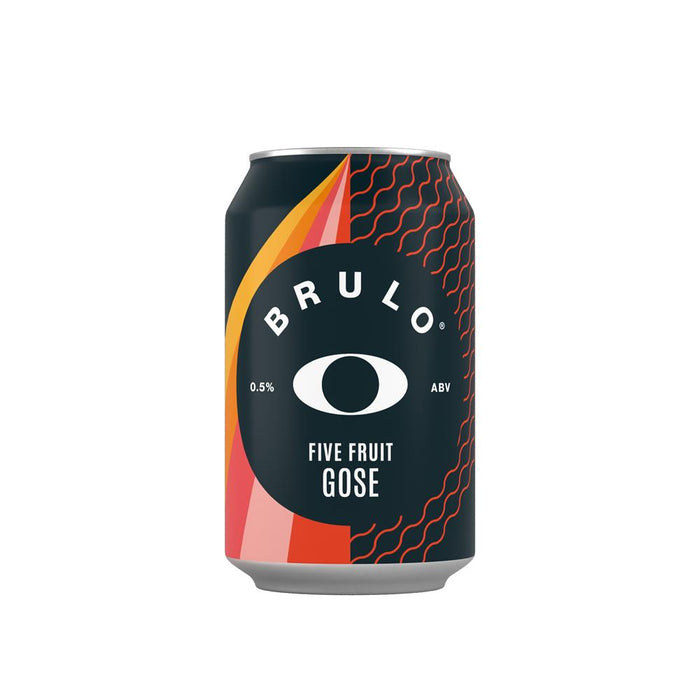 BRULO Five Fruit Gose Alcohol Free Beer 0.5% ABV