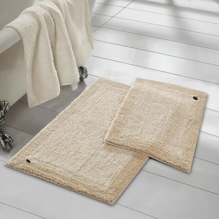 Beige/Ivory / 2Pc 40cm x 60cm and 50cm x 80cm