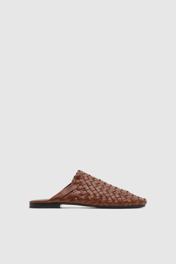 Bunto Woven Loafer - Chestnut