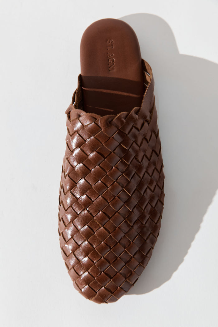 Bunto Woven Loafer - Chestnut