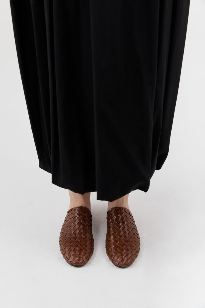 Bunto Woven Loafer - Chestnut