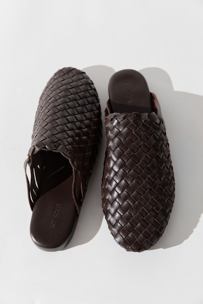 Bunto Woven Loafer - Chocolate