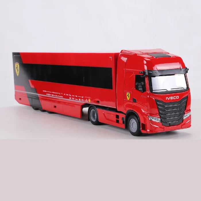 Burago 1:43 Ferrari SF24 #16 IVECO S-WAY 570 Alloy Model Car