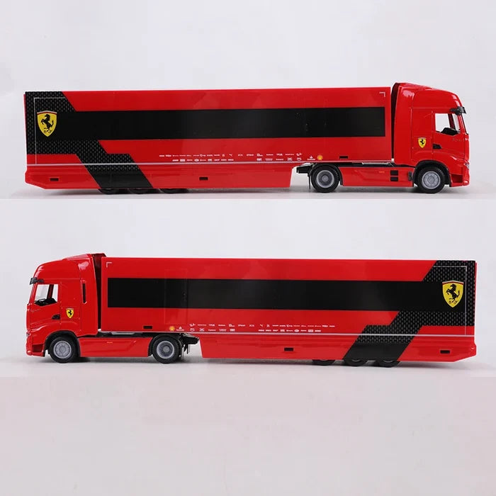 Burago 1:43 Ferrari SF24 #16 IVECO S-WAY 570 Alloy Model Car