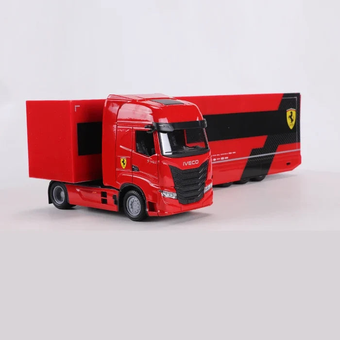 Burago 1:43 Ferrari SF24 #16 IVECO S-WAY 570 Alloy Model Car