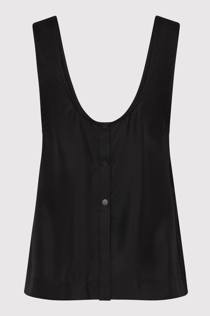 Jordan Button Up Top - Black
