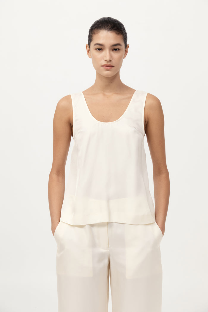 Jordan Button Up Top - Milk