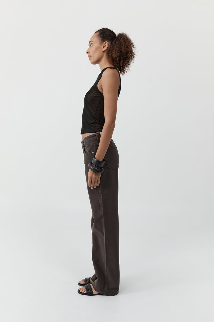 Canvas 90s Low Rise Jeans - Ash