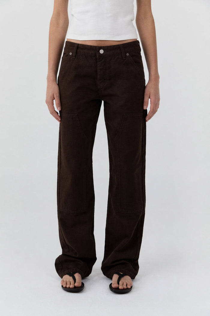 Canvas Carpenter Jeans - Bark
