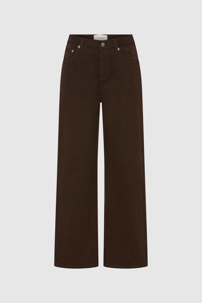Canvas Classic Mid Rise Jeans - Bark