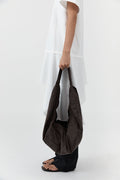 Canvas Large Crossbody Bag - Ash