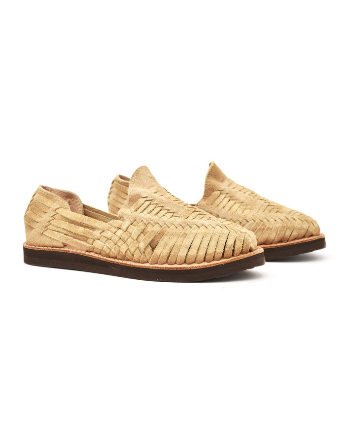 Chamula Cancun Khaki Suede Huarache Sandal (Women's)