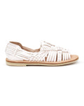 Chamula Uxmal Huarache in White