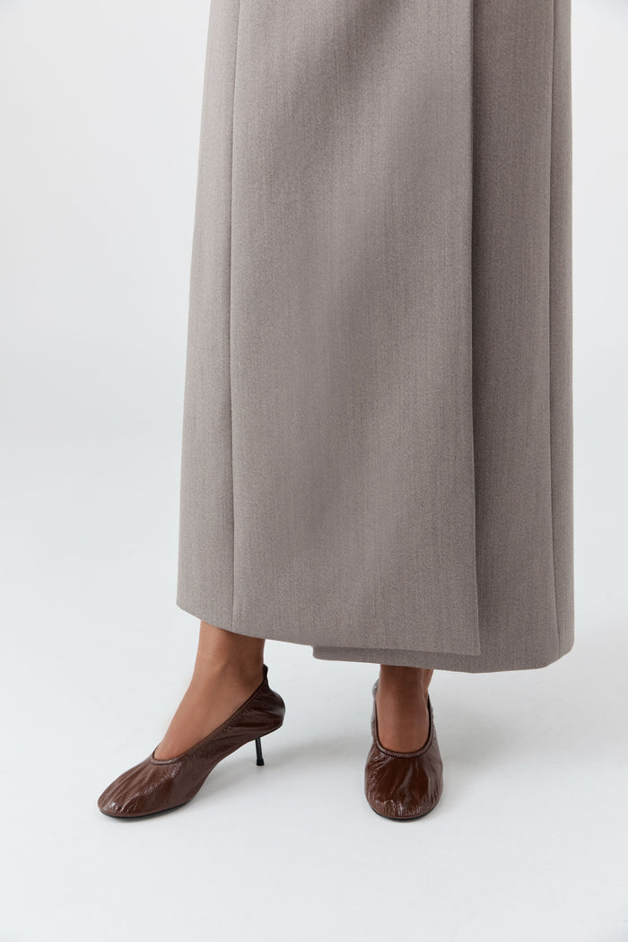 Classic Ballet Heel - Patent Liqueur