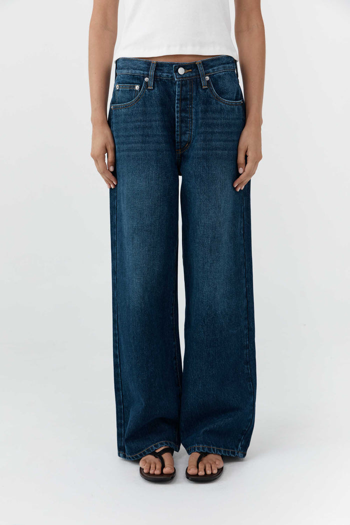 Classic Mid Rise Jeans - Dark Indigo