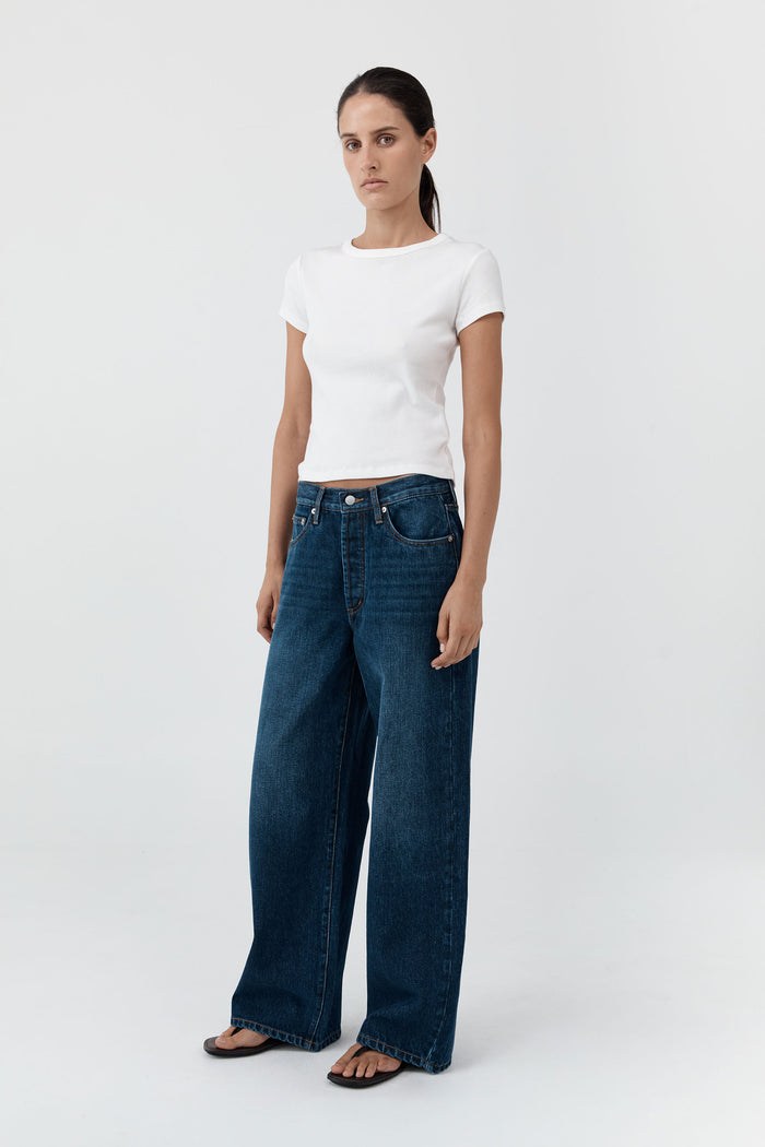 Classic Mid Rise Jeans - Dark Indigo