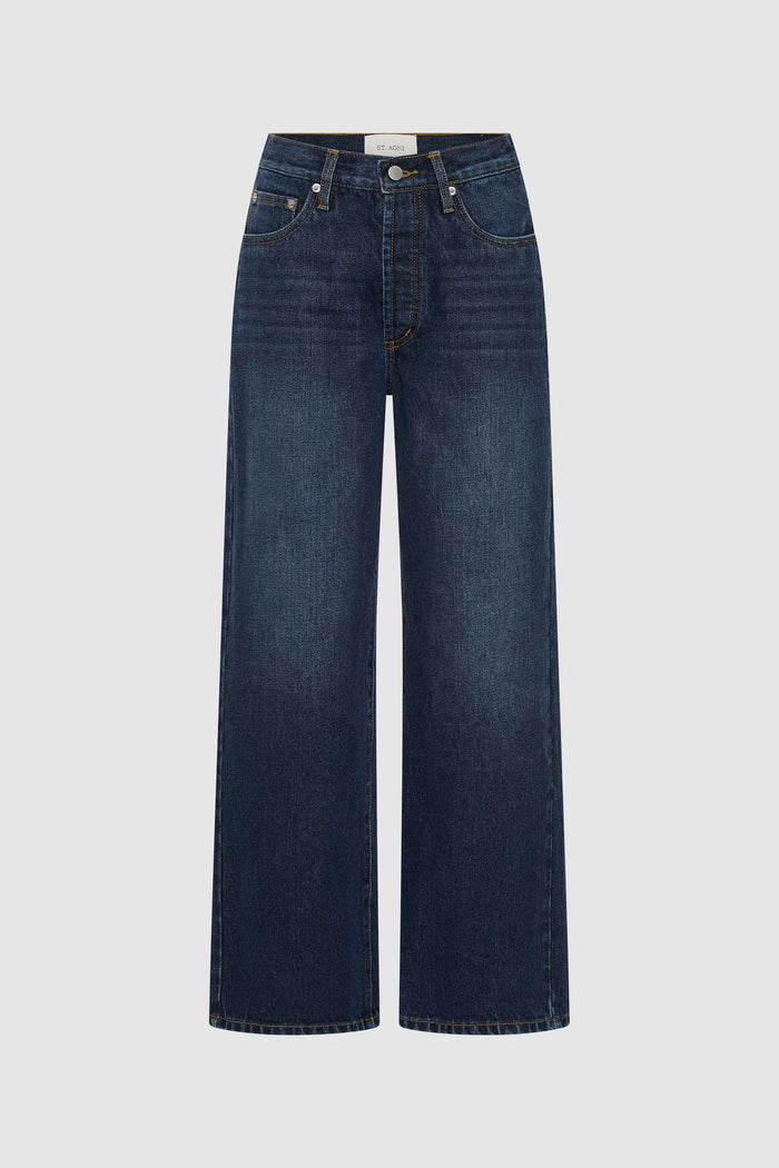 Classic Mid Rise Jeans - Dark Indigo